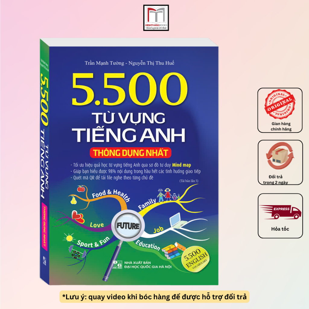 Ảnh Sách - 5500 từ vựng tiếng Anh thông dụng nhất (bản màu) 1