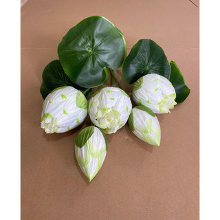 Cụm sen quan âm búp50cm hàng loại 2 #cụm_sen_giả_trang_trí #sen_quan_âm_búp #cụm_sen_cao_cấp