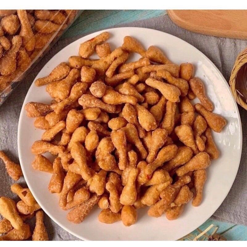 Bánh đùi gà phô mai giòn tan thơm phức hộp 300g/500g Let's Nuts, giòn rụm, béo ngậy, ăn là mê | BigBuy360 - bigbuy360.vn