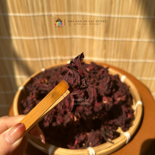 50g Hoa Atiso đỏ nguyên bông sấy khô, hoa Bụp Giấm, hoa Hibiscus, trà hoa, làm siro