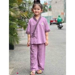 Mẫu 3Nút Bé Gái # Mẹ Và Bé Gái