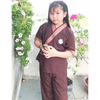3Nút Bé Gái# Đồ Lam Cho Bé Gái