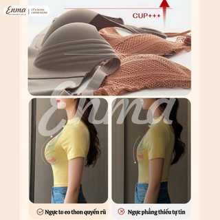 Áo Ngực Su Đúc ENMA Không Gọng Ôm Quả Tạo Khe Chống Chảy Xệ Bản Lưng To Thông Hơi Thoáng Mát BRA03