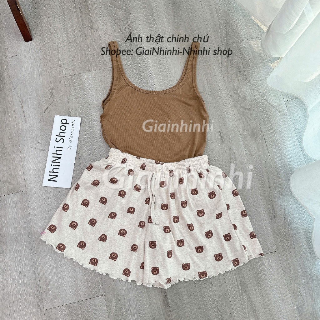BỘ 93 GẤU KEM ÁO NB