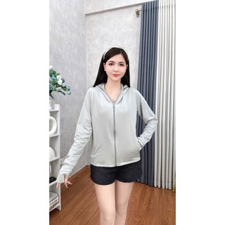 Áo chống nắng nữ PoLY lạnh 2 lớp co dãn , thoải mái , mặc mát , dễ chịu , hàng cho các bạn 40-80kg shop Long