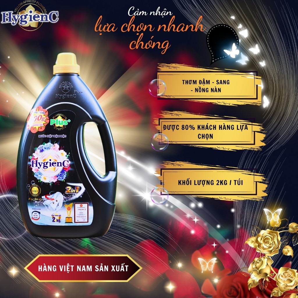 Ảnh Nước giặt xả HygienC Plus+ 2 trong 1 - Khối lượng 2Kg - CB3CP2 2
