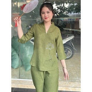 Nút Ngọc Vải Vân Mây # Đồ Bộ