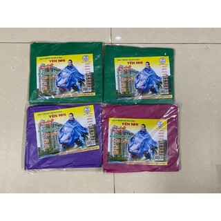 Áo Mưa Đi Xe Máy 1 Người, 2 Người Cánh Dơi Choàng Vải Dù Tổ Ong Cao Cấp Chống Rách