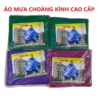 Áo Mưa Đi Xe Máy 1 Người, 2 Người Cánh Dơi Choàng Vải Dù Tổ Ong Cao Cấp Chống Rách