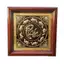 Tranh Đồng Cửu Ngư Chầu Chữ Phúc , Mạ Vàng 24k ( 68x68cm ) - Cửu Diệu Thiên - CP011