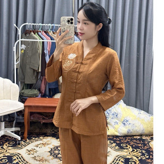 Bà Lai Nhẫn Vải Vân Mây # Đồ Bộ Top