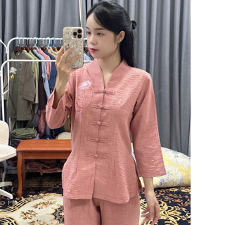 Bà Lai Nhẫn Vải Vân Mây # Đồ Bộ Top