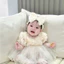 Suit váy hoa tặng kèm tuban 2 lớp voan cover Hàn Quốc cho bé gái từ 3-13kg