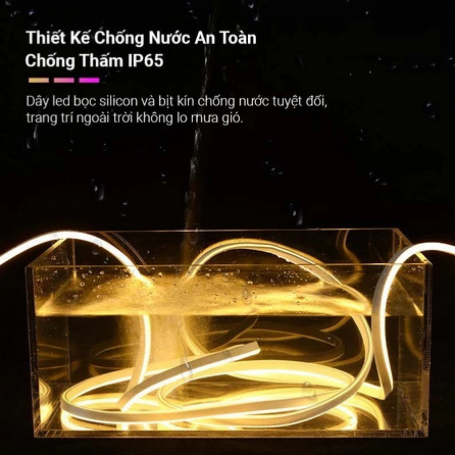 Cuộn 50m Dây đèn LED Neon flex (6x12)mm DC12V, không thấm nước