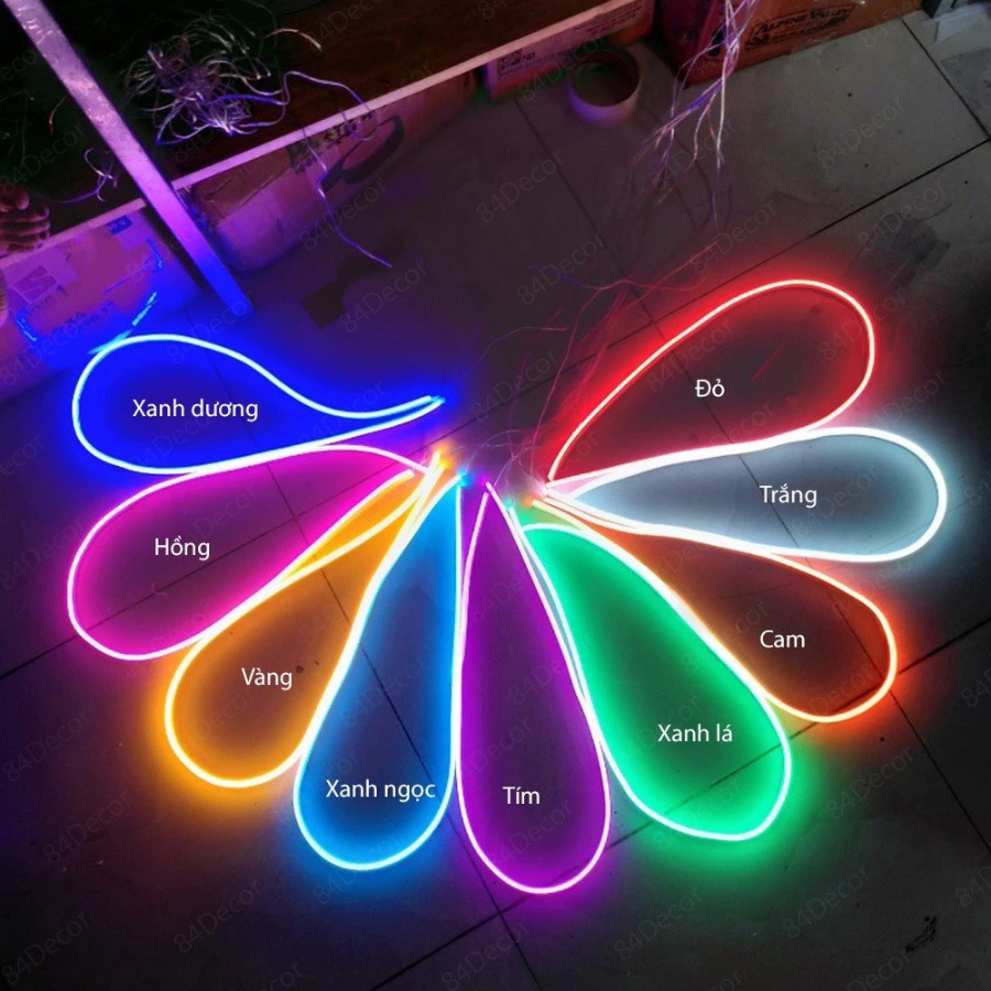 Cuộn 50m Dây đèn LED Neon flex (6x12)mm DC12V, không thấm nước