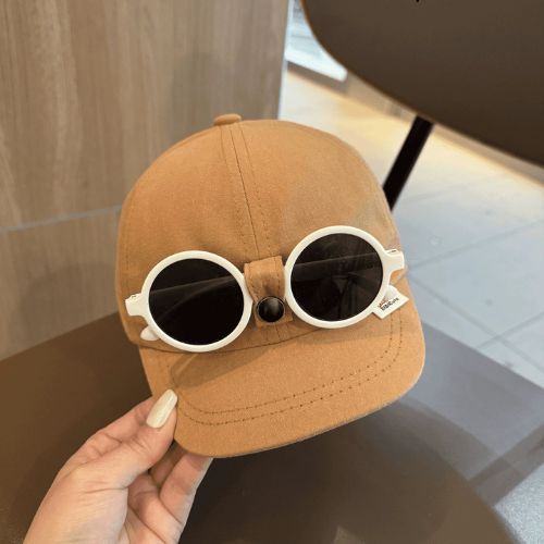(HÀNG QUẢNG CHÂU) Set mũ và kính cho bé đi biển đi chơi cho bé trai bé gái size Freesize: 46-50cm