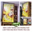 Rèm Cuốn In Tranh 3D Mẫu Hoa Phù Hợp Phòng Khách Dễ Lắp Đặt