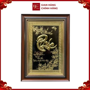 Tranh Đồng Chữ Phúc ( 38x54cm ) - Cửu Diệu Thiên - THN245