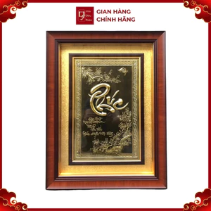 Tranh Đồng Chữ Phúc ( 58x42cm ) - Cửu Diệu Thiên - THN246