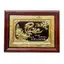 Tranh Đồng Chữ Phúc , Mạ Vàng 24K - Khung Gỗ Gụ ( 81x127cm ) - Cửu Diệu Thiên - THN249