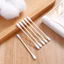 5 gói Tăm Bông Gói 450-500 Chiếc Bằng Gỗ Tre Chắc Chắn Tăm Bông Ngoáy Tai Tre Thân Thiên Môi Trường.