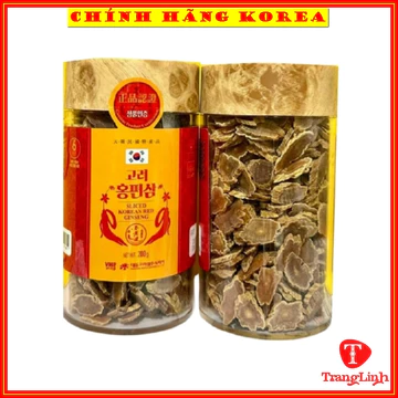 Sâm củ khô thái lát hàn quốc Daedong hộp 200g - Nhân sâm khô chính hãng Korea