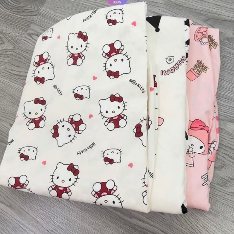 Sét Bộ Đồ Cho Bé Gái Size 30-55kg Quần Heo Hồng + Mix Áo form vừa CROPTOP thêu bông hoa-CHANG 3158