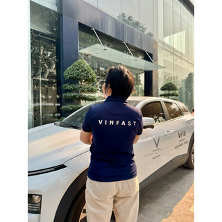 Áo polo Vinfast 2026 cho CBNV, mẫu chuẩn hãng, in phản quang, vải cao cấp thoáng mát. Boundless Together