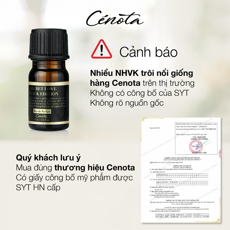 Ảnh Nước Hoa Vùng Kín Cenota Secret Love Black Edition 5ml, Nước Hoa Bikini Đẳng Cấp Hương Liệu 100% Từ Pháp 4