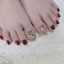 NAIL BOX CHÂN SƠN GEL ĐỎ ĐÍNH ĐÁ