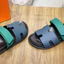 ⚡️[Hight Quality] Dép Lê Quai Ngang 1erme Chypre Sandal Epsom & Blue - Phối Màu Quai Xanh Lá Và NavY Cao Cấp Full Box