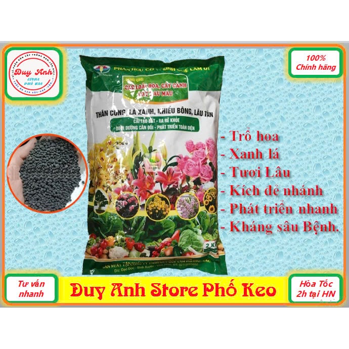 Phân bón hữu cơ vi sinh Quế Lâm giúp cải tạo đất, ra rễ cho hoa đẹp,cây ...