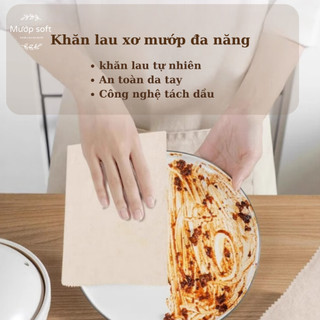 Khăn Lau Xơ Mướp Đa Năng mướp soft  Thân Thiện Môi Trường, Dùng Cho Nhà Bếp, Phòng Tắm, đa năng tái sử dụng nhiều lần