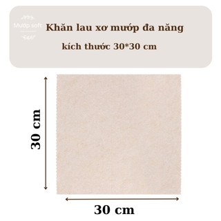 Khăn Lau Xơ Mướp Đa Năng mướp soft  Thân Thiện Môi Trường, Dùng Cho Nhà Bếp, Phòng Tắm, đa năng tái sử dụng nhiều lần