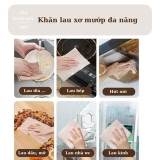 Khăn Lau Xơ Mướp Đa Năng mướp soft  Thân Thiện Môi Trường, Dùng Cho Nhà Bếp, Phòng Tắm, đa năng tái sử dụng nhiều lần