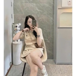 set đồ nữ sang chảnh thêu ngựa - đầm nữ thêu ngựa xinh xắn S216