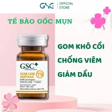 [MUA 03 TẶNG 01] Tế Bào Gốc Giảm Mụn GSC GA AC Care Ampoule [Dược mỹ phẩm chính hãng]