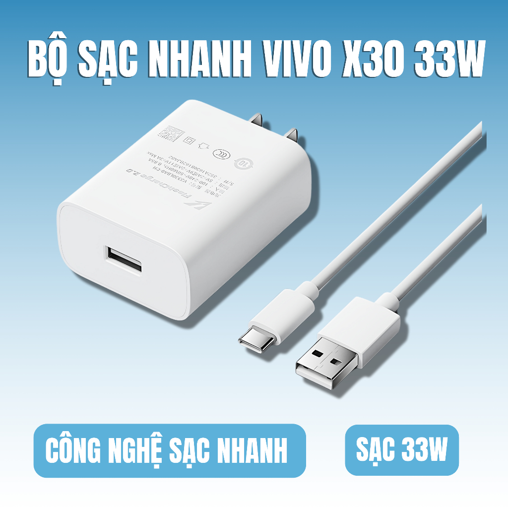 Bộ Sạc Nhanh Vivo-Xiaomi Đầy Đủ Các Dòng Hỗ Trợ Sạc Siêu Nhanh Độ Bền Cao BH 6 Tháng