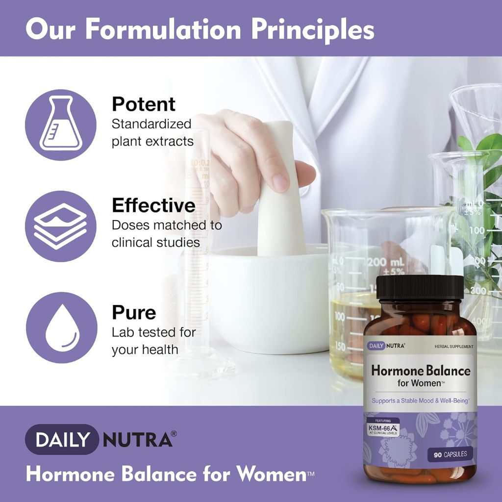 DailyNutra Hormone Balance for Women,hỗ trợ mãn kinh Thực phẩm bổ sung tâm trạng