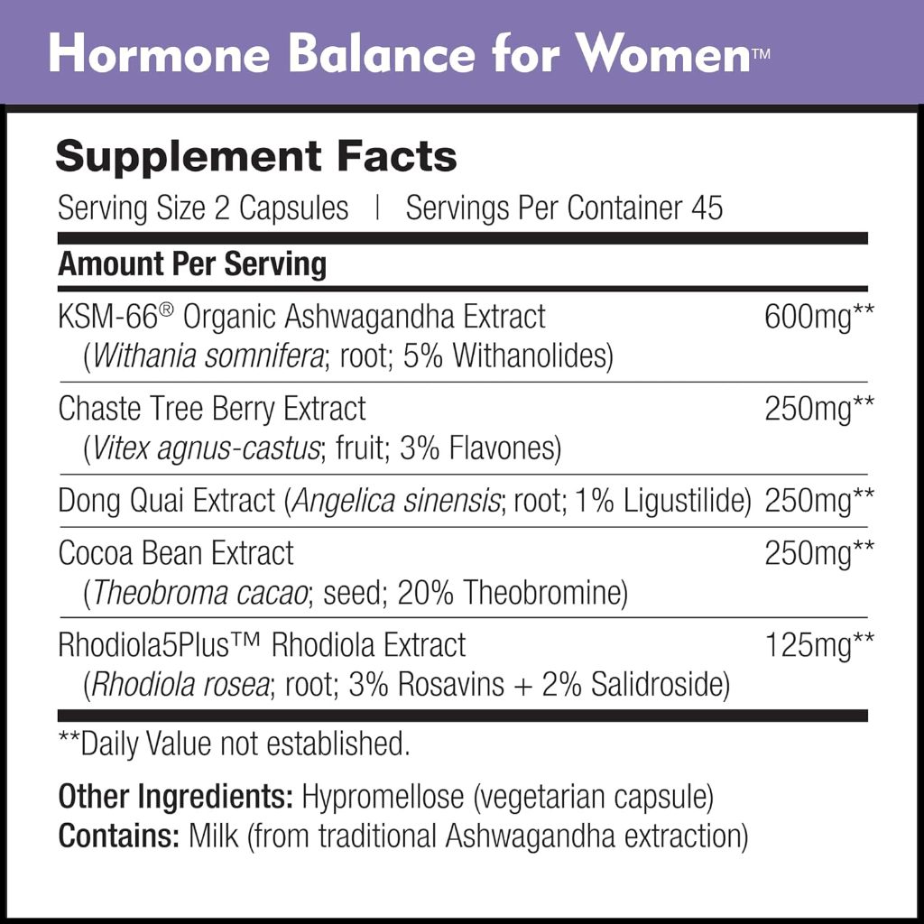 DailyNutra Hormone Balance for Women,hỗ trợ mãn kinh Thực phẩm bổ sung tâm trạng