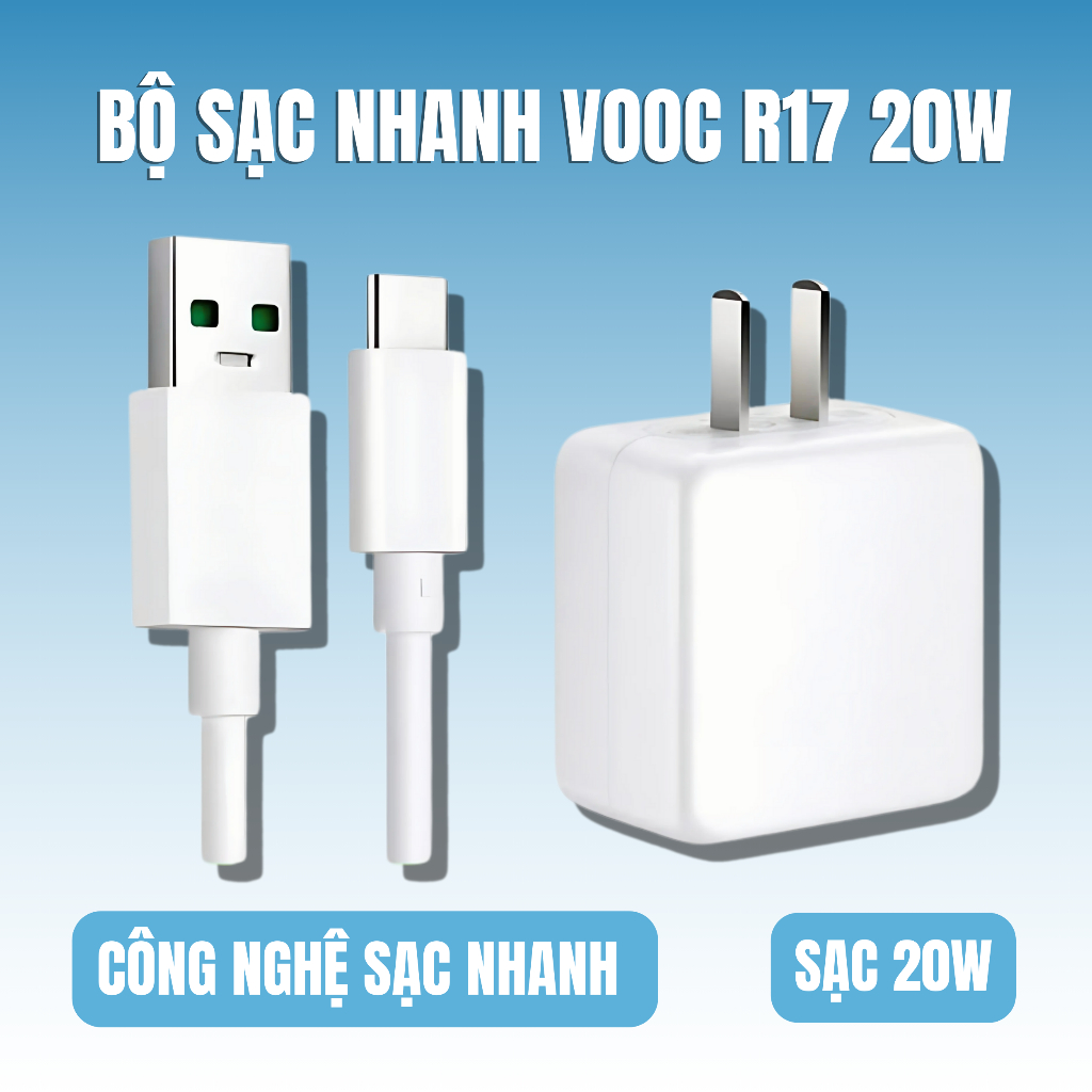 Bộ Sạc Nhanh Vooc Oppo Đầy Đủ Các Loại 10W | 20W | 67W | 80W Cổng Sạc TypeC / Micro Tốt BH 6 Tháng