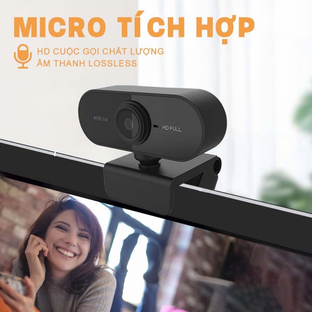 Webcam Máy Tinh,Full HD 1080p/720p,Có Mic Siêu Nét Dùng Cho PC Laptop,Chuyên Dụng Học Zoom,Livestream,Bảo Hành 12 Tháng - ảnh 7