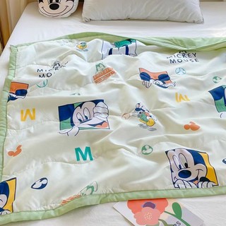 Chăn cotton đũi in Kuromi cho bé, Chăn đũi họa tiết Disney mềm mại cho bé kích thước 1mx1m5