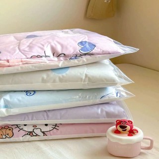 Chăn cotton đũi in Kuromi cho bé, Chăn đũi họa tiết Disney mềm mại cho bé kích thước 1mx1m5