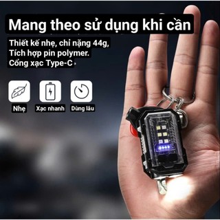 Đèn pin led Mini Shining Shadow Y20pro siêu xịn cổng sạcType-C - 8 chế độ, chống thấm nước