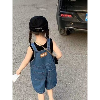 Yếm jean cho bé trai bé gái từ 1 - 8 tuổi phong cách han quốc