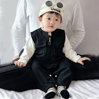 Đồ liền thân juit bé trai bé gái phong cách hàn quốc