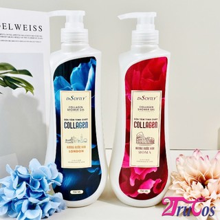 Sữa tắm nước hoa DrSoftly Collagen Perfume Shower Gel 750ml hương Pháp, Roma, Dubai, London| 2Trucos