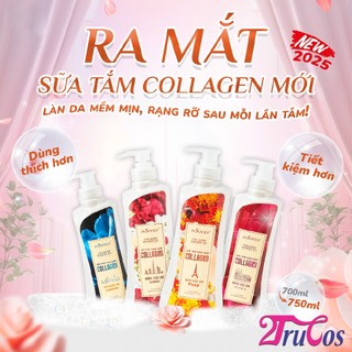 Sữa tắm nước hoa DrSoftly Collagen Perfume Shower Gel 750ml hương Pháp, Roma, Dubai, London| 2Trucos