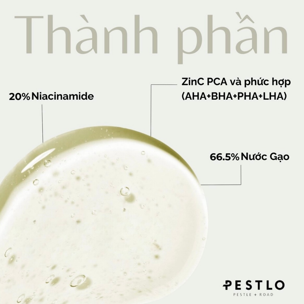 Serum dưỡng sáng PESTLO Rejurecipe Niacinamide 20% 30ml